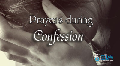 Catholic Prayers During Confession