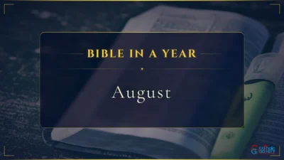 Bible in a Year – August, Month – 8