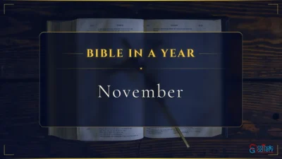 Bible in a Year – November, Month – 11