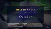 Bible in a Year –  October  reading plan
