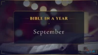 Bible in a Year –  September  reading plan