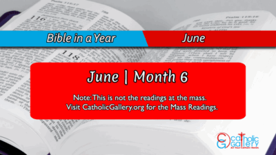 Bible in a Year – June | Month – 6