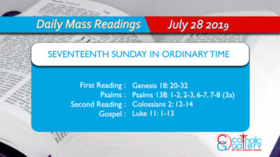 Daily Mass Readings – 28 July 2019 – Sunday