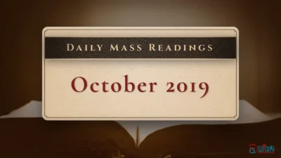 Daily Mass Readings – 3 October 2019 – Thursday