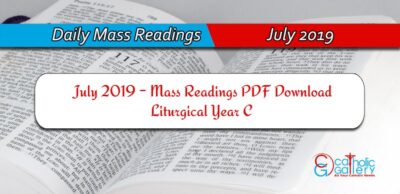 Download Mass Readings – July 2019