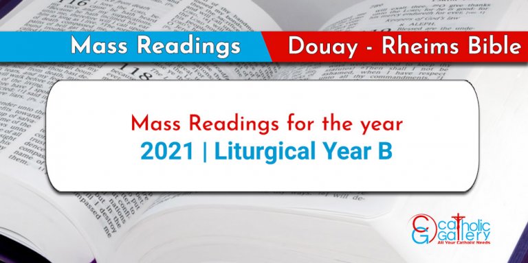 Daily Mass Readings – 2021