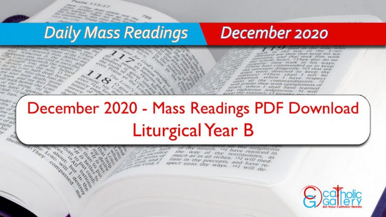 Download Mass Readings – December 2020