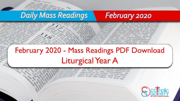 Download Mass Readings – February 2020