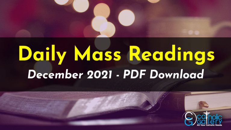 Download Mass Readings – December 2021