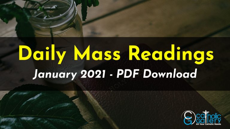 Download Mass Readings – January 2021
