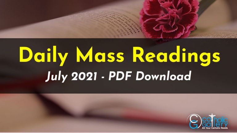 Download Mass Readings – July 2021