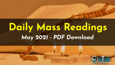 Download Mass Readings – May 2021