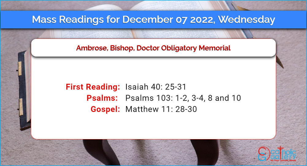 Wednesday, December 7, 2022