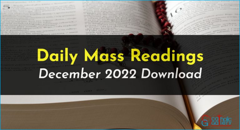 Download Mass Readings – December 2022