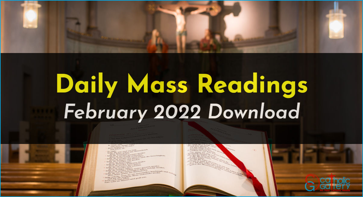 Download Mass Readings February 2022 Catholic Gallery