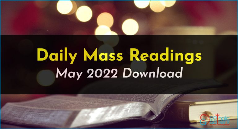 Download Mass Readings – May 2022