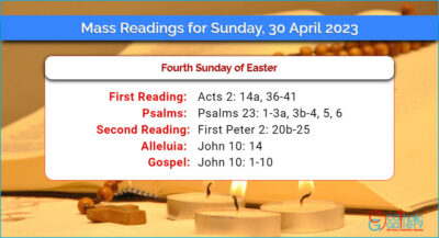 Daily Mass Readings for Sunday, 30 April 2023