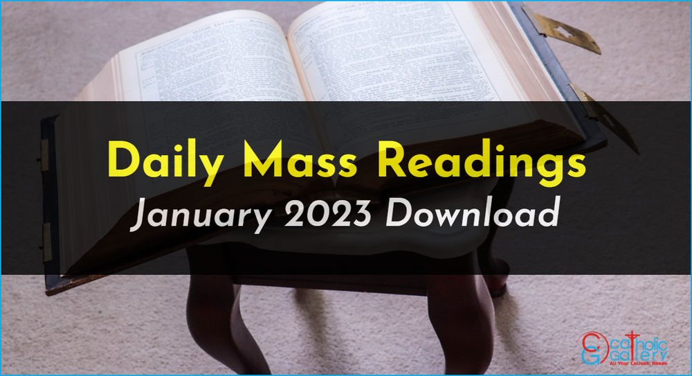 Download Mass Readings January 2023 Catholic Gallery