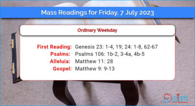 Daily Mass Readings for Friday, 7 July 2023