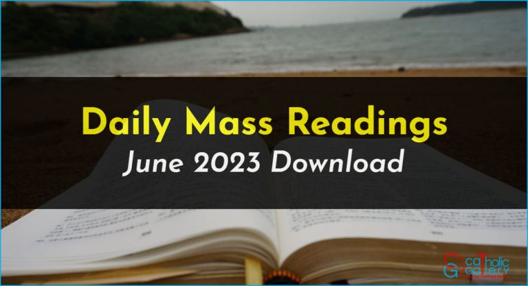 Download Mass Readings – June 2023