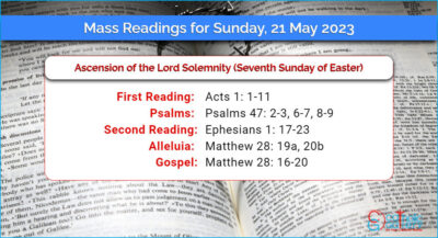 Daily Mass Readings for Sunday, 21 May 2023