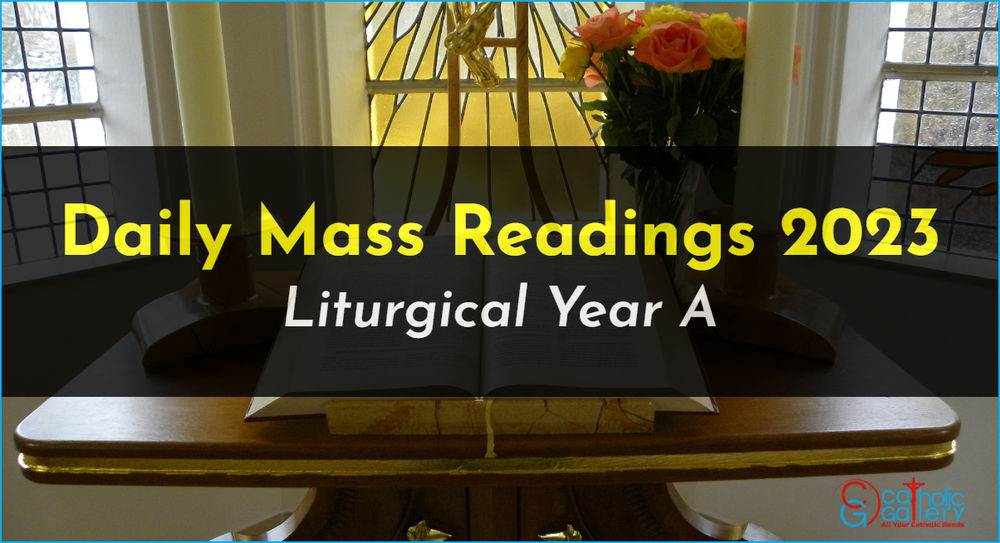 Daily Mass Readings 2023 Catholic Gallery