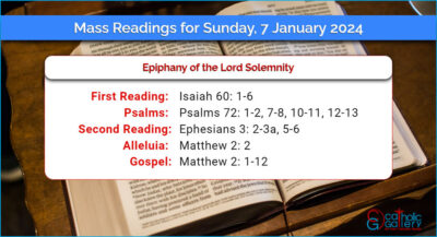 Daily Mass Readings for Sunday, 7 January 2024