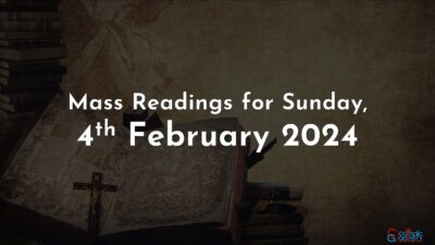 Daily Mass Readings for Sunday, 4 February 2024