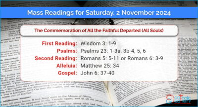 Daily Mass Readings for Saturday, 2 November 2024