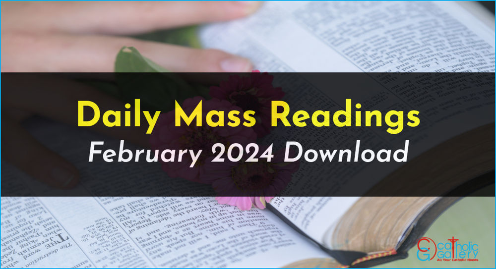 Download Mass Readings February 2024 Catholic Gallery
