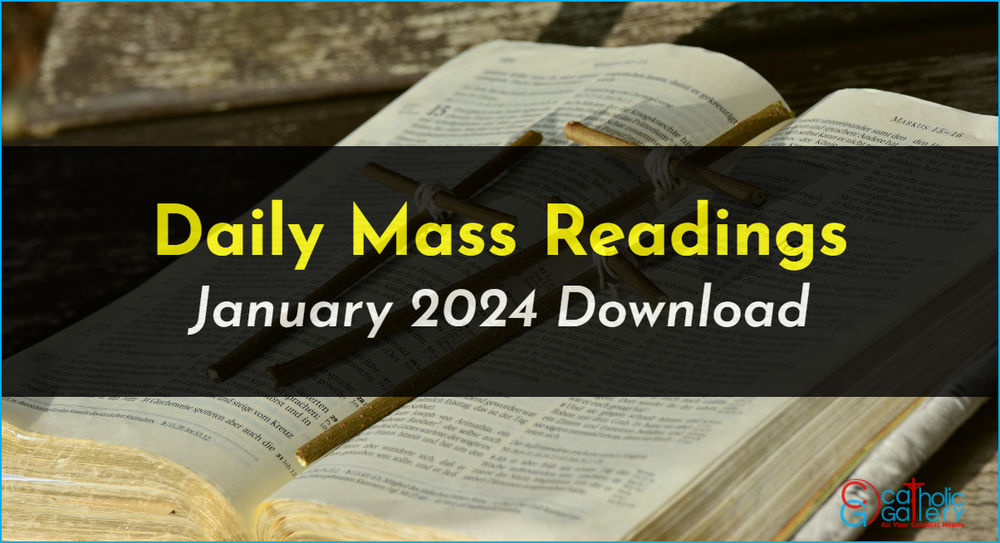 Download Mass Readings January 2024 Catholic Gallery