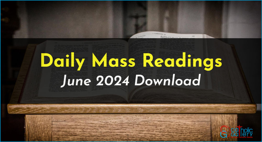Download Mass Readings June 2024 Catholic Gallery