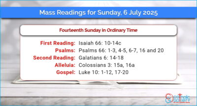 Daily Mass Readings for Sunday, 6 July 2025