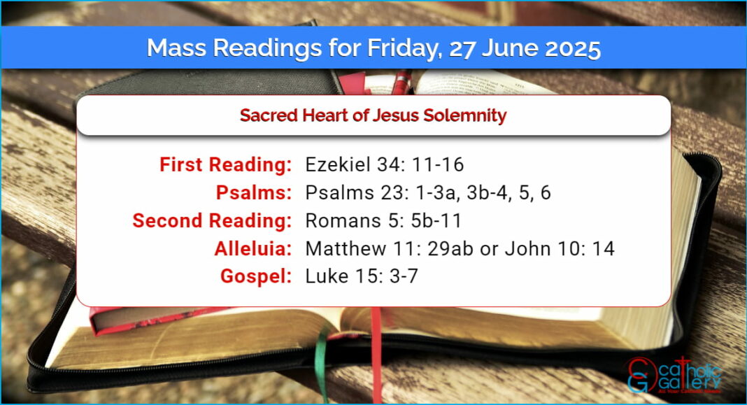 Daily Mass Readings for Friday, 27 June 2025 Catholic Gallery