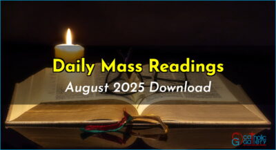 Download Mass Readings – August 2025