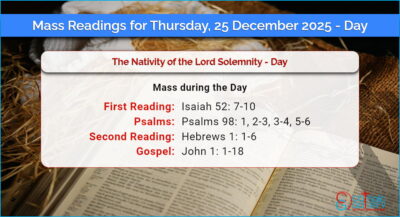 Daily Mass Readings for Thursday, 25 December 2025 – Day