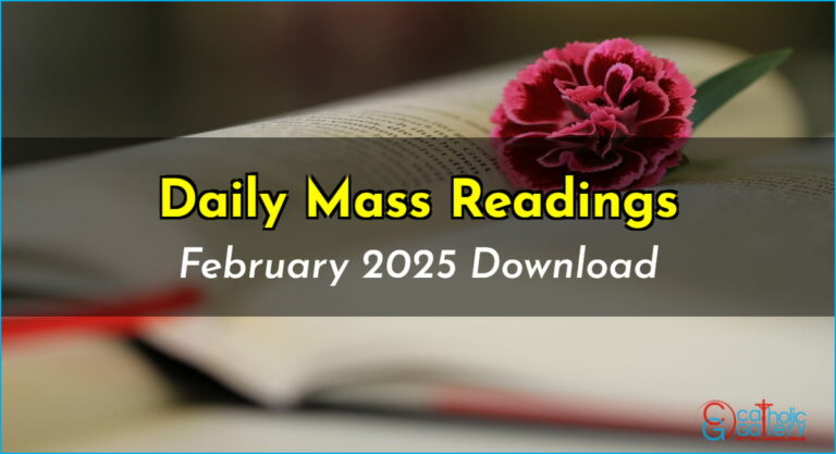 Download Mass Readings – February 2025