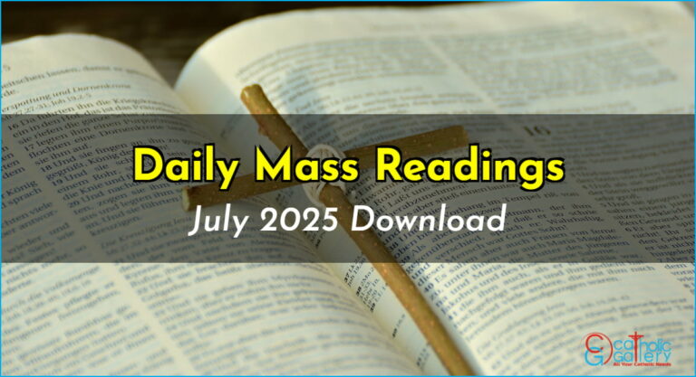 Download Mass Readings – July 2025