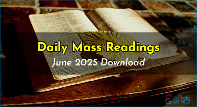Download Mass Readings – June 2025
