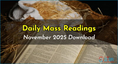 Download Mass Readings – November 2025