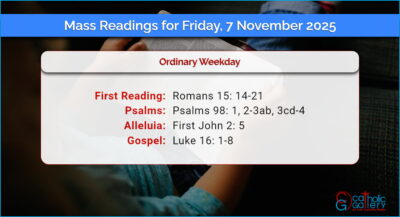 Daily Mass Readings for Friday, 7 November 2025