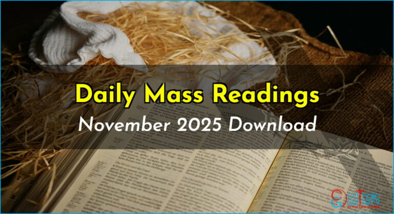 Download Mass Readings – November 2025