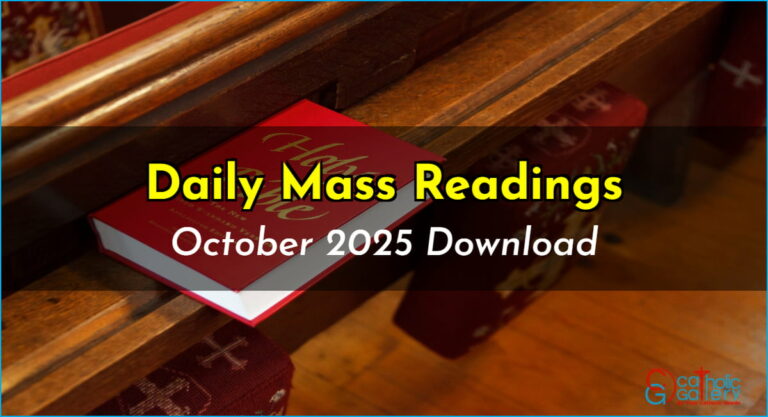 Download Mass Readings – October 2025