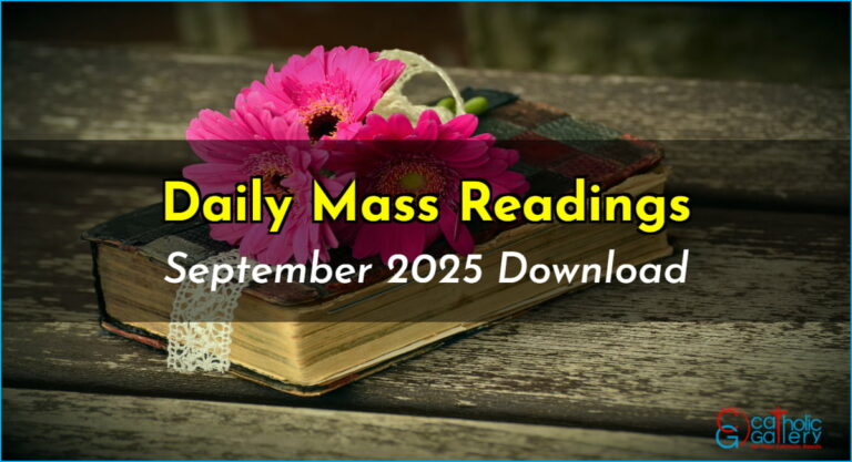 Download Mass Readings – September 2025