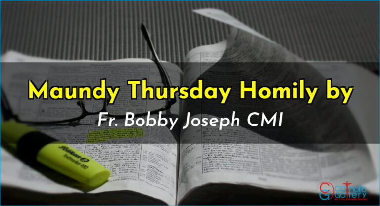 Maundy Thursday Homily – 28 March 2024