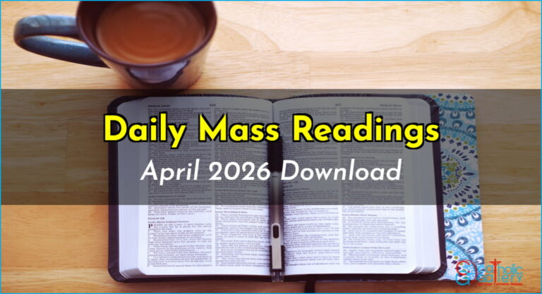 Download Mass Readings – April 2026