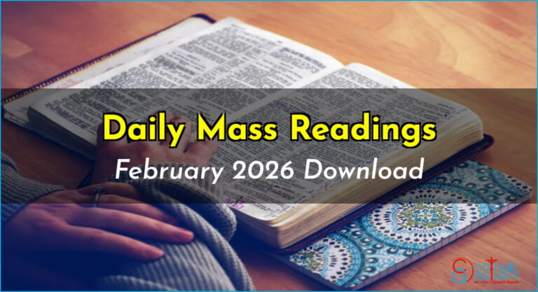 Download Mass Readings – February 2026