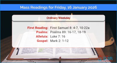 Daily Mass Readings for Friday, 16 January 2026