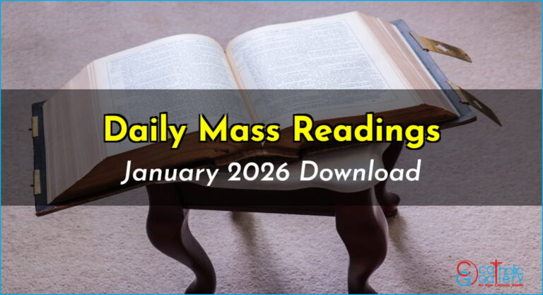 Download Mass Readings – January 2026