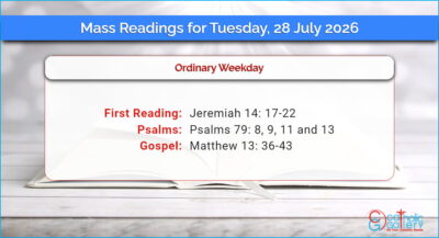 Daily Mass Readings for Tuesday, 28 July 2026